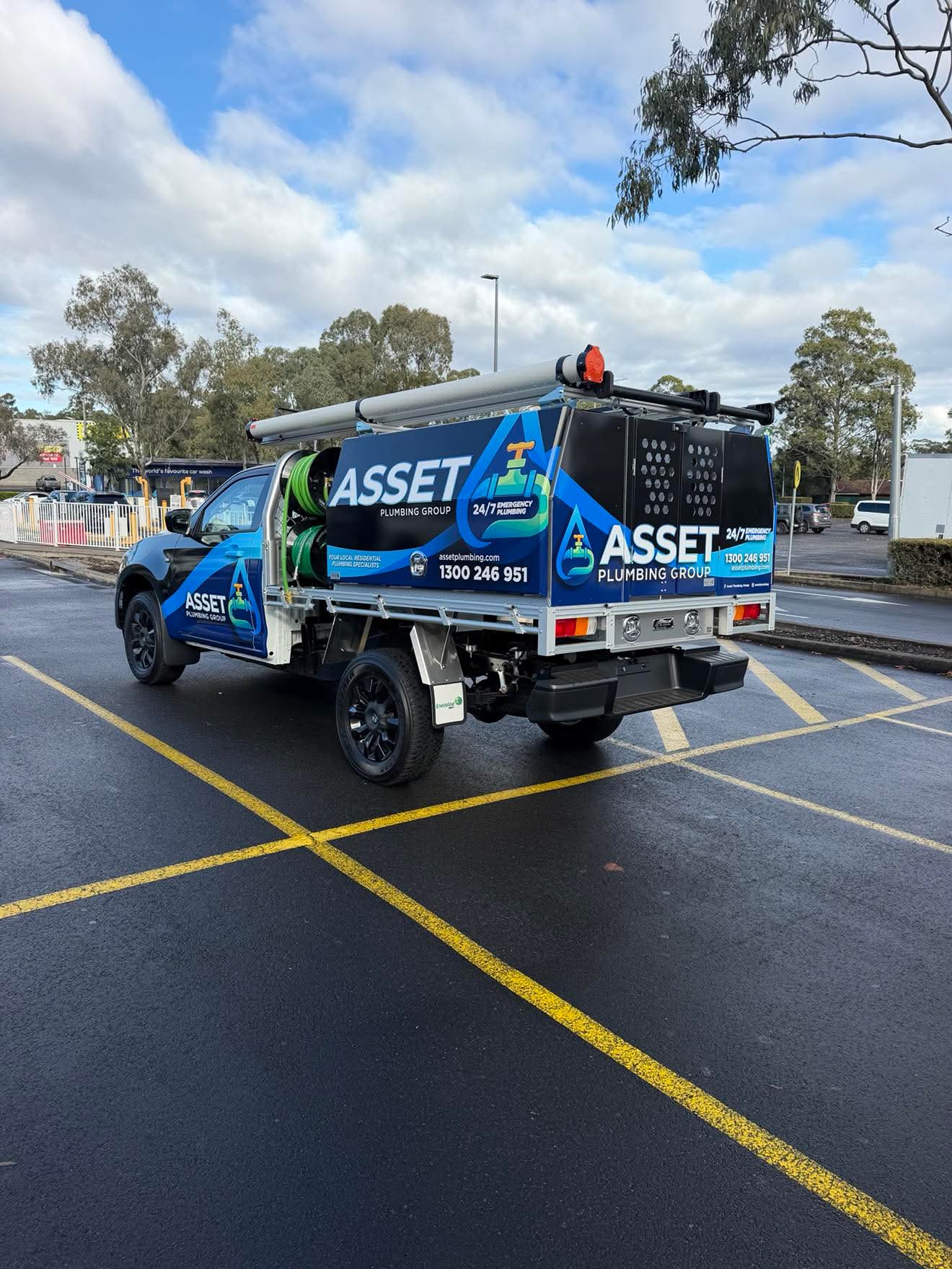 Asset Plumbing Group fleet vehicle